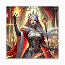 Queen Sorath Royal Command Canvas Print