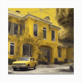 The Wishful Thinking Yellow Art Print Canvas Print