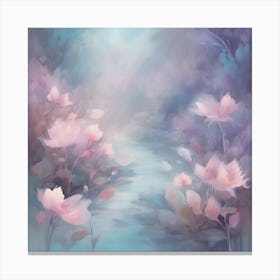 Lotus Flowers Canvas Print