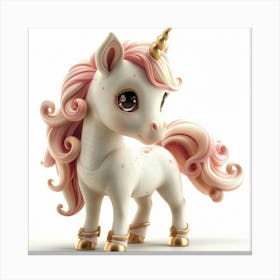 Unicorn Figurine 15 Canvas Print