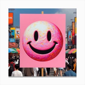 Smiley Face 18 Canvas Print