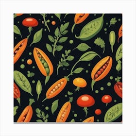 Legumes As A Logo Mysterious (1) Canvas Print