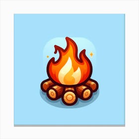 Campfire Canvas Print