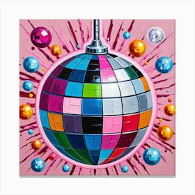 Disco Ball 8 Canvas Print