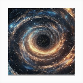 Black Hole In Space 1 Canvas Print