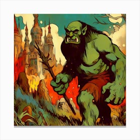 Ogre S Lair 18 Canvas Print