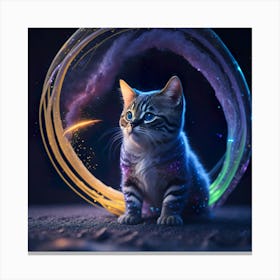 Cat Galaxy (67) Canvas Print