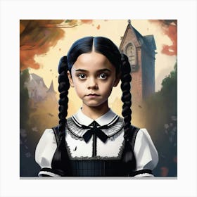 Wednesday Adams 2 Canvas Print