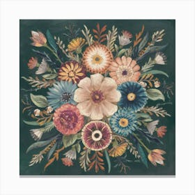 Floral Bouquet Canvas Print