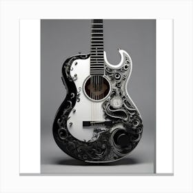 Yin and Yang in Guitar Harmony 1 Canvas Print