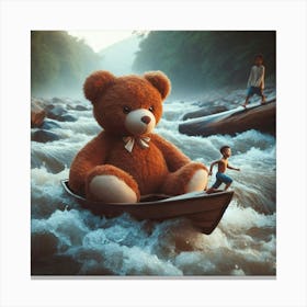 An adventure, paint Canvas Print