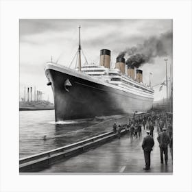 Titanic Canvas Print