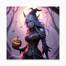 Witch In The Woods Canvas Print