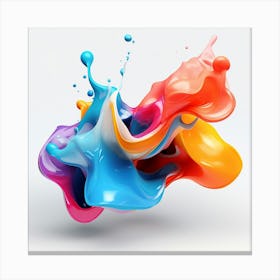 Colour Splash Canvas Print