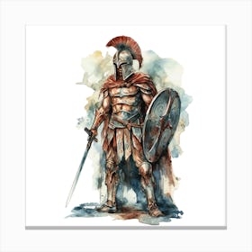 Spartan Warrior 2 Canvas Print