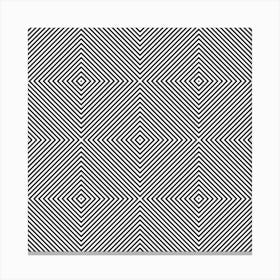 Abstract Diagonal Stripe Pattern Seamless Canvas Print