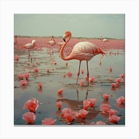 Flamingos 2 Canvas Print