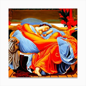 Flaming June Canvas Print