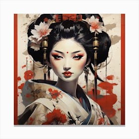 Geisha Canvas Print