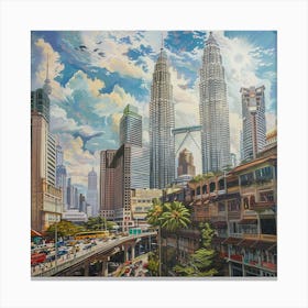 Petronas Towers 2 Canvas Print