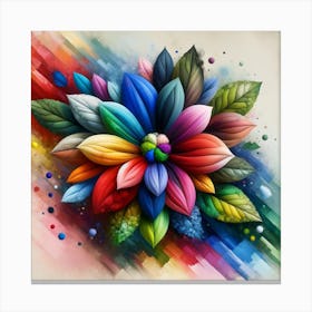 Colorful Flower Canvas Print