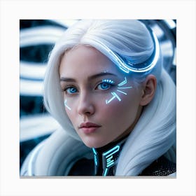 Sci-Fi Girl 6 Canvas Print