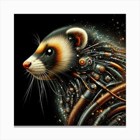 Robot Rat Canvas Print