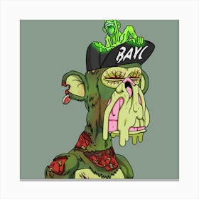 Zombie Hat Canvas Print