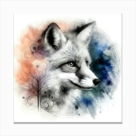 Wild Animal Illustration 341 Canvas Print