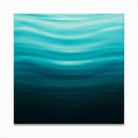 Abstract Ocean Waves 1 Canvas Print