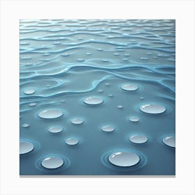 Water Droplets 1 Canvas Print