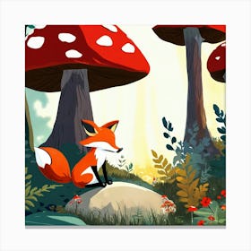 A small fox 4 Canvas Print