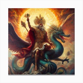 King Of The Gods Canvas Print