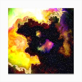 100 Nebulas in Space with Stars Abstract n.113 Canvas Print