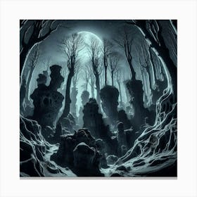 Dark Forest 76 Canvas Print