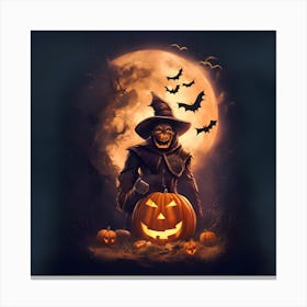 Halloween Witch 2 Canvas Print