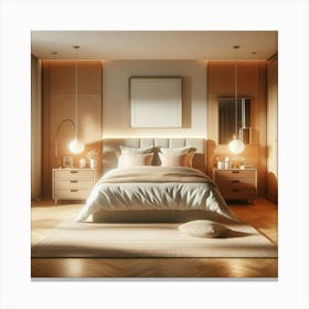 Modern Bedroom 2 Canvas Print