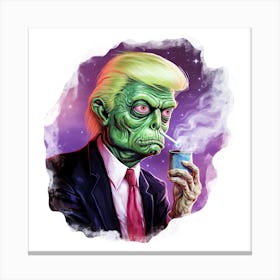 Zombie Trump Canvas Print
