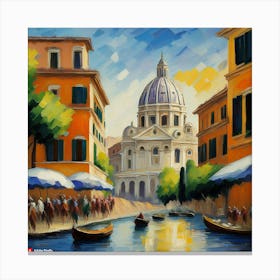 St Peter'S Square Canvas Print