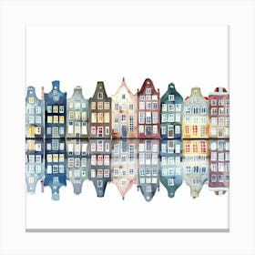 Amsterdam Houses Canvas Print