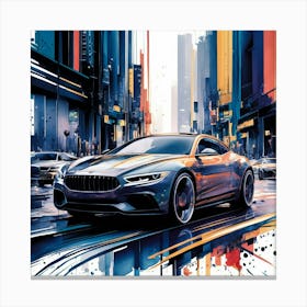 Car Art 123 Canvas Print