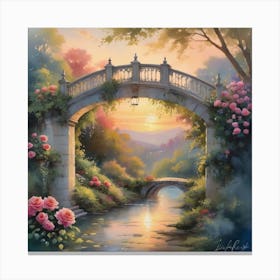 Bridge Over The River 2 Canvas Print