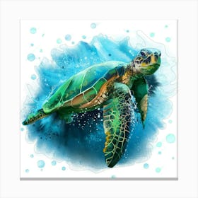 Sea Turtle Canvas Print