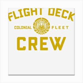 Battlestar Galactica Flight Deck Crew Canvas Print