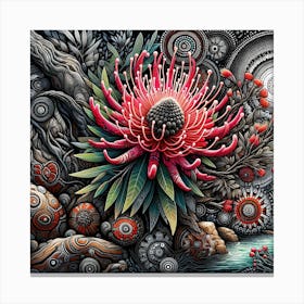 Waratah 1 Canvas Print