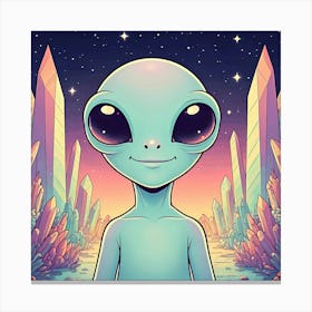 Cute Alien Canvas Print