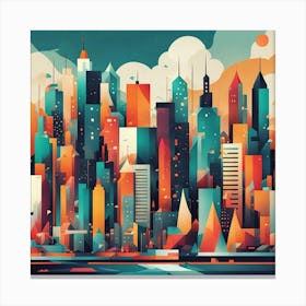 Cityscape 36 Canvas Print