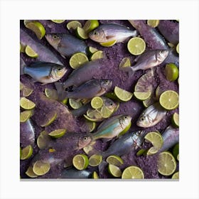 Purple Fish Canvas Print