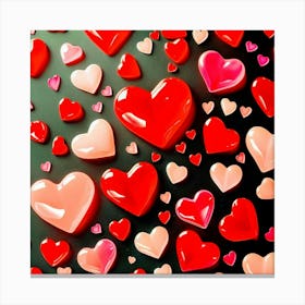 Valentine'S Day Background Canvas Print