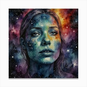 Galaxy Girl 3 Canvas Print